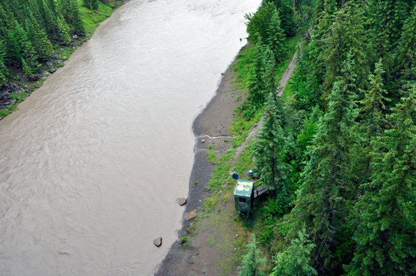 View of the Kiskatinaw River